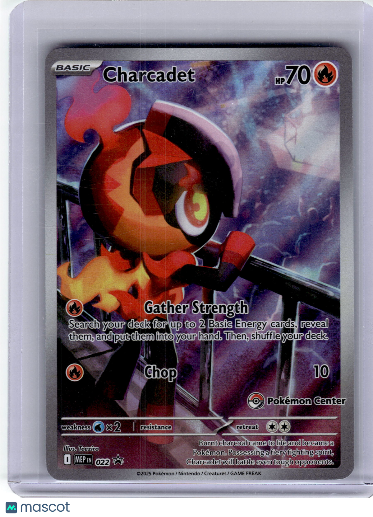 2025 Pokemon—Charcadet #22 Mega Evolution—Black Star Promo (Stamped) Near Mint