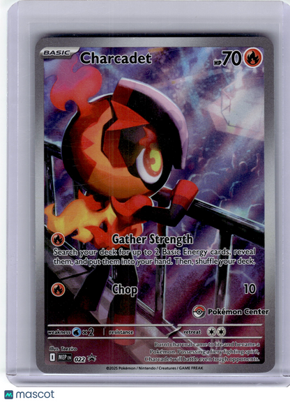2025 Pokemon—Charcadet #22 Mega Evolution—Black Star Promo (Stamped) Near Mint