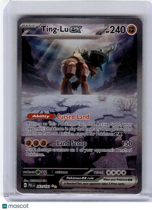 2023 Pokemon—Ting-Lu EX #263 Paldea Evolved—Special Illustration Rare Near Mint