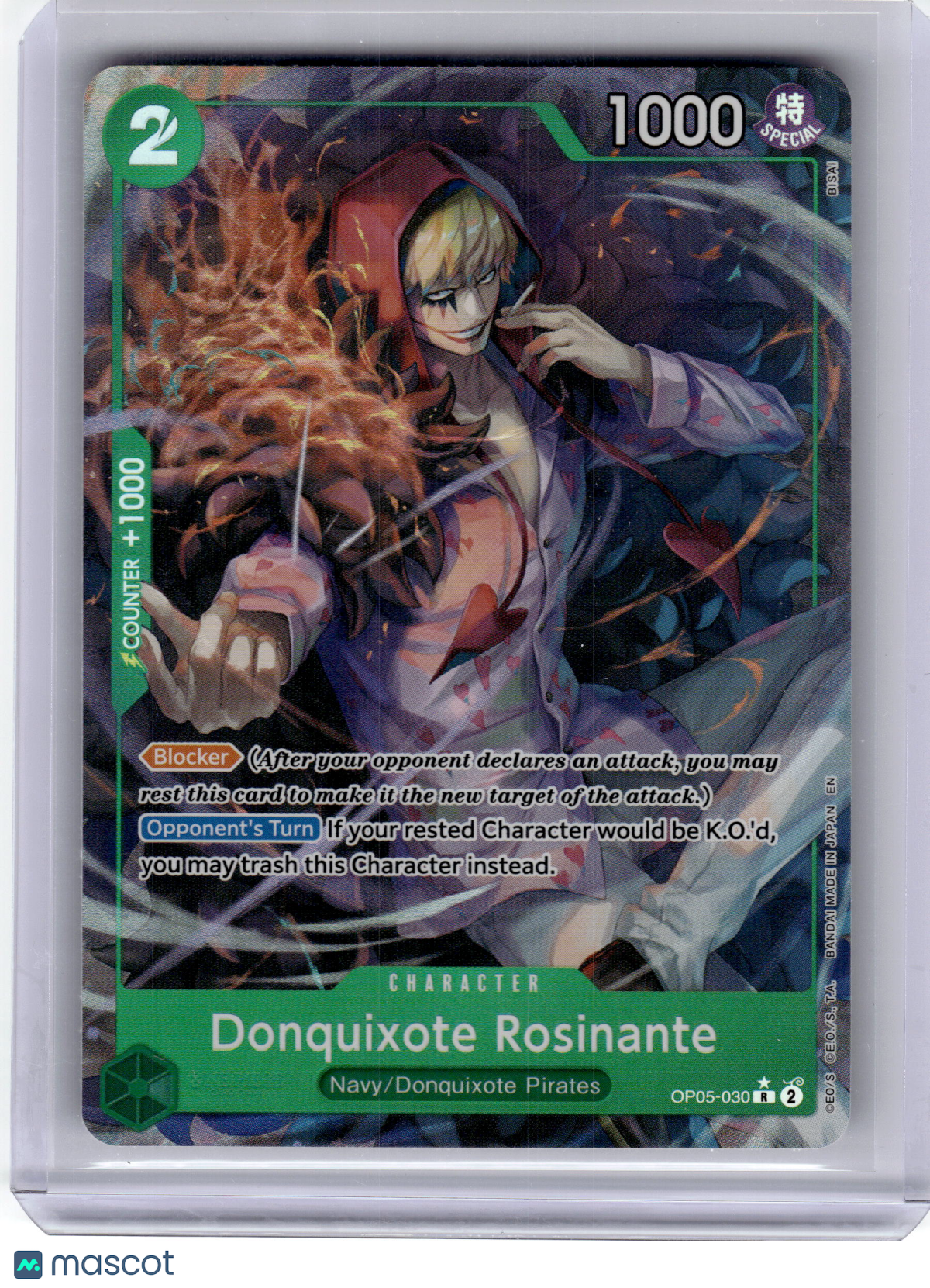 2023 One Piece Card Game—Donquixote Rosinante #OP05-030 Premium Booster Vol. 2