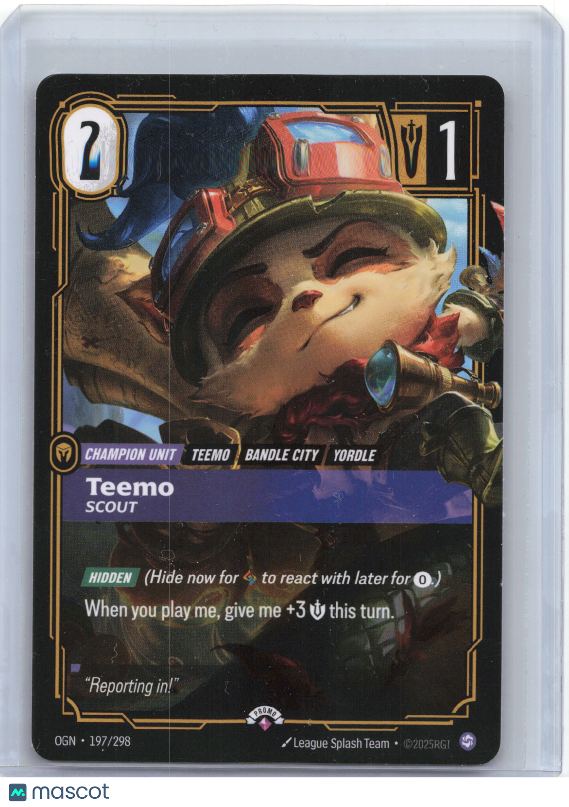2025 Riftbound—Teemo #197 Origins—