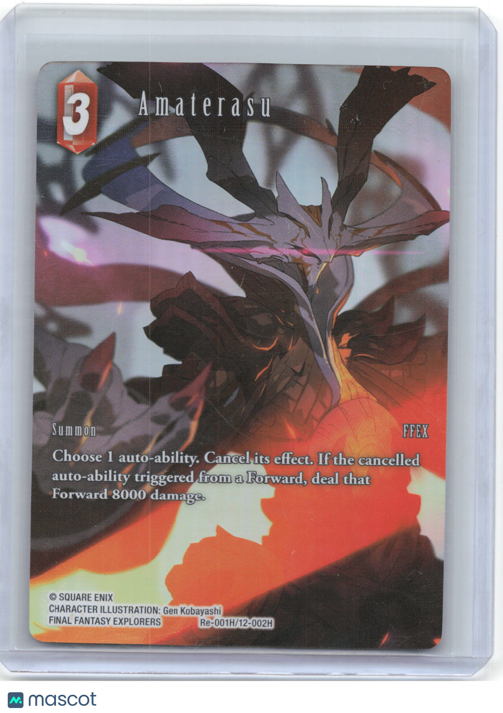 2020 Final Fantasy TCG—Amaterasu #re-001H/12-002H Legacy Collection— Foil