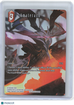 2020 Final Fantasy TCG—Amaterasu #re-001H/12-002H Legacy Collection— Foil