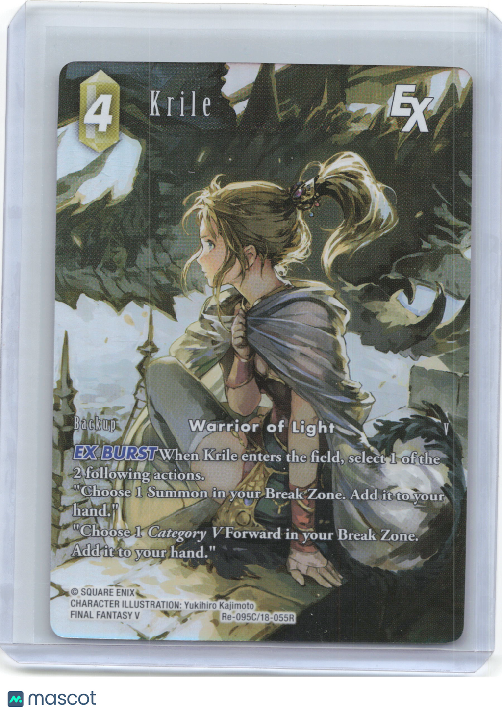 2025 Final Fantasy Trading Card Game—Krile #RE-095C/18-055R Legacy Collection—