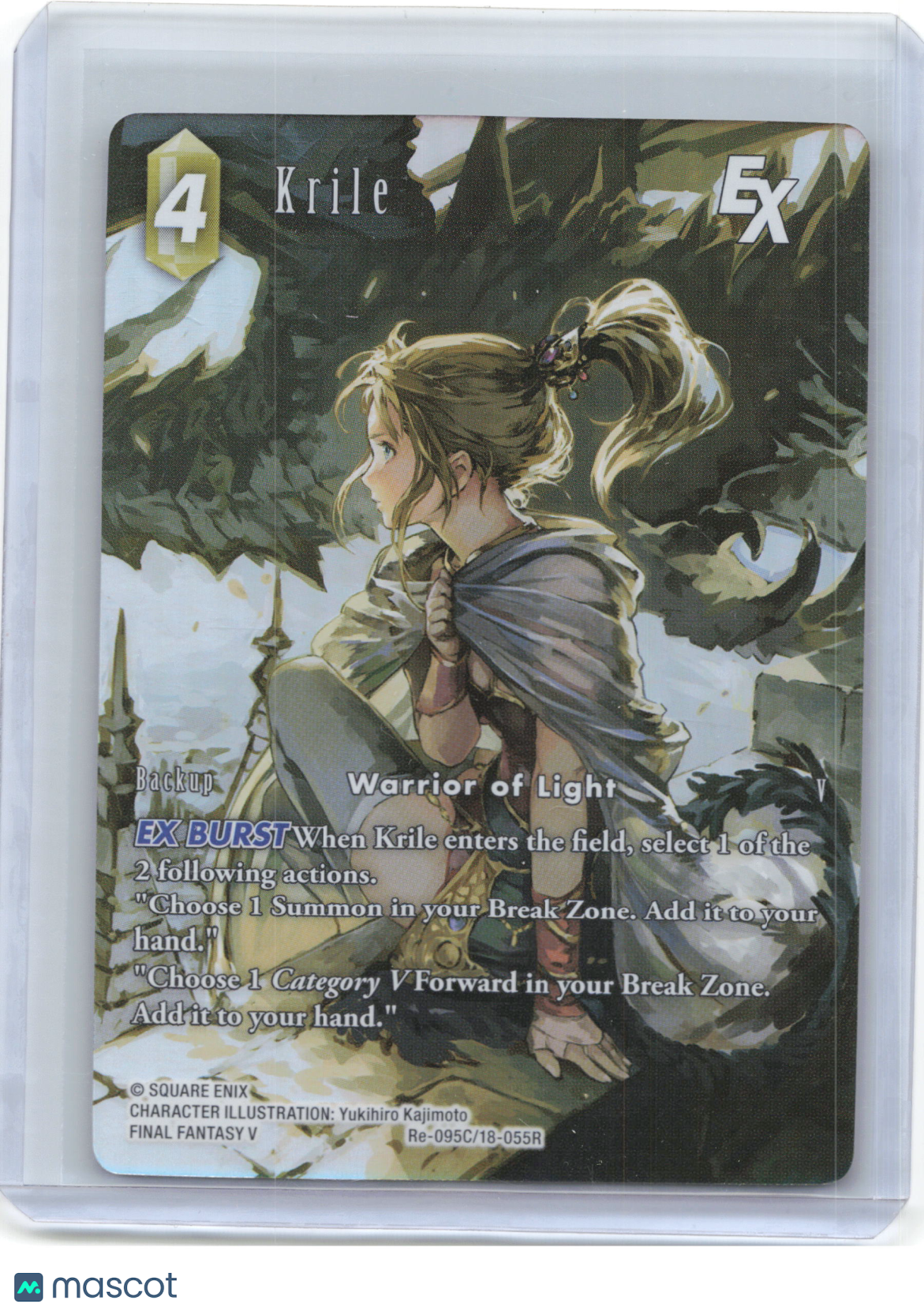 2025 Final Fantasy Trading Card Game—Krile #RE-095C/18-055R Legacy Collection—