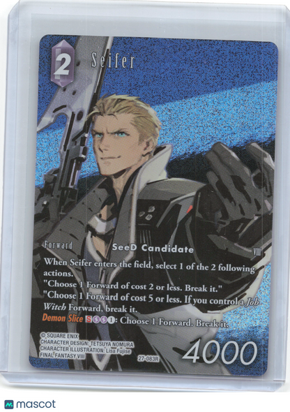 2025 Final Fantasy Trading Card Game—Seifer #27-083R Legacy Collection—
