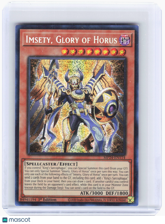 2023 Yu-Gi-Oh! TCG—Imsety, Glory of Horus #MP24-EN114 Dueling Mir. —Prismatic SR
