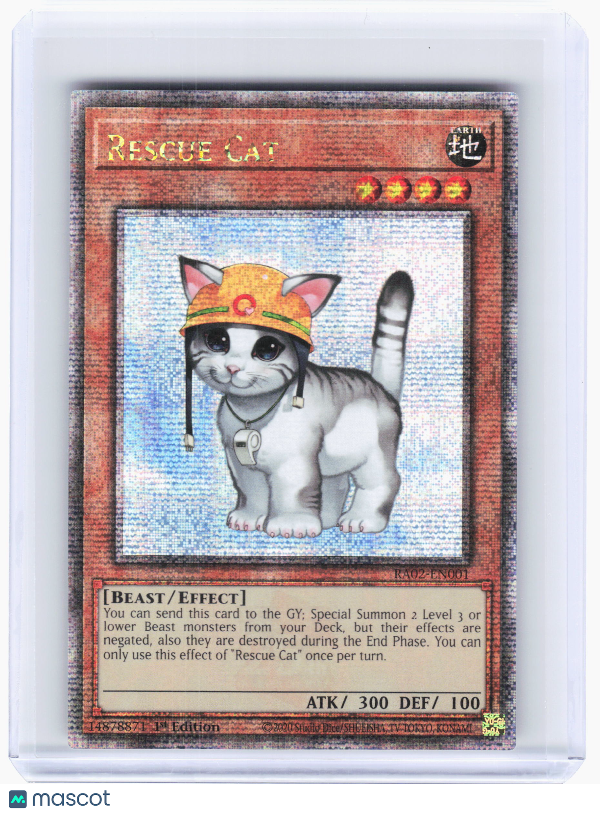 2025 Yu-Gi-Oh! TCG —Rescue Cat #RA02-EN001 Anniversary Rarity Collection II—QCSR