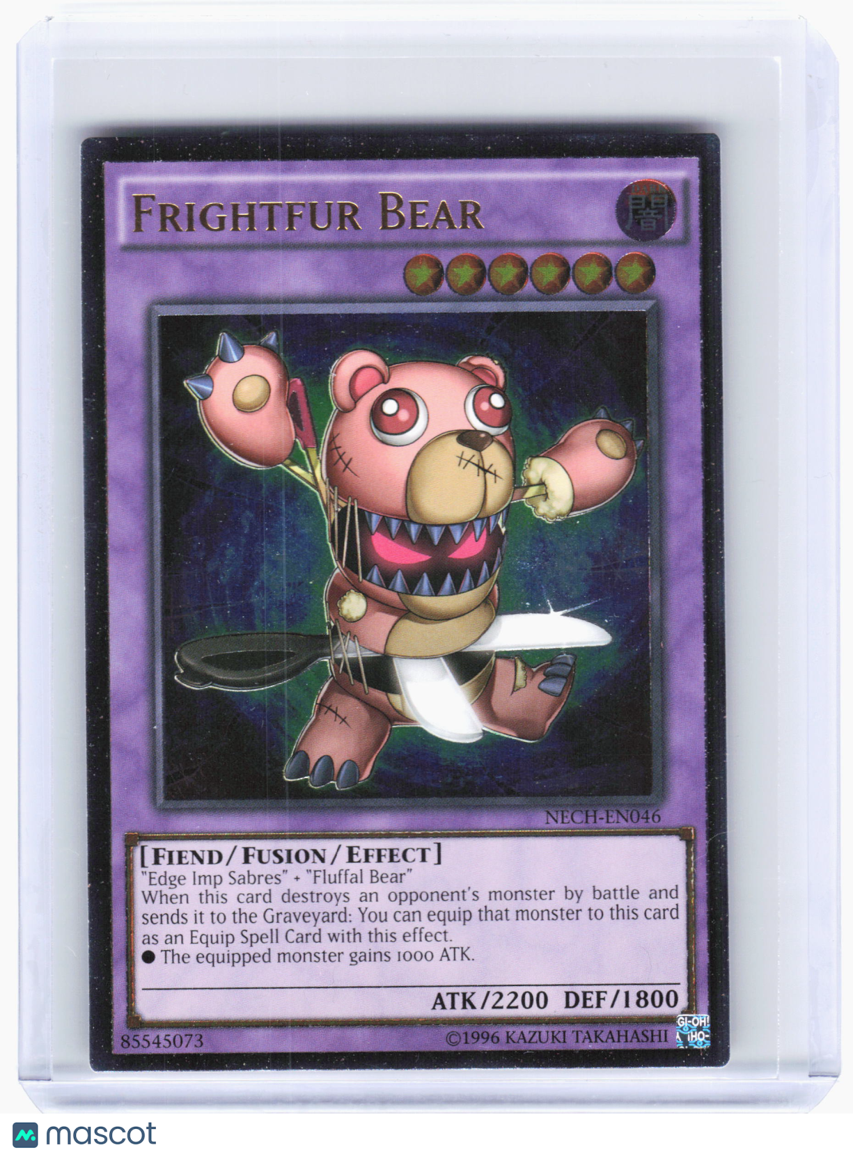 2014 Yu-Gi-Oh! TCG —Frightfur Bear #NECH-EN046 The New Challengers—UR Foil