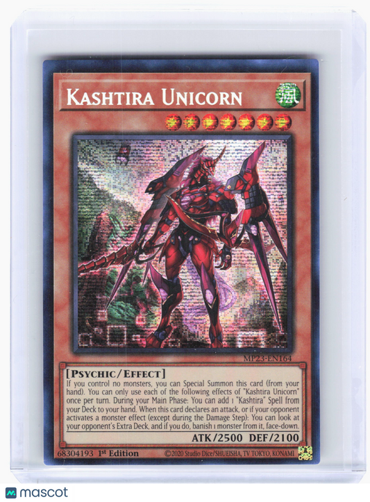 2023 Yu-Gi-Oh! TCG—Kashtira Unicorn MP23-EN164 Dueling Heroes Mega— Prismatic SR