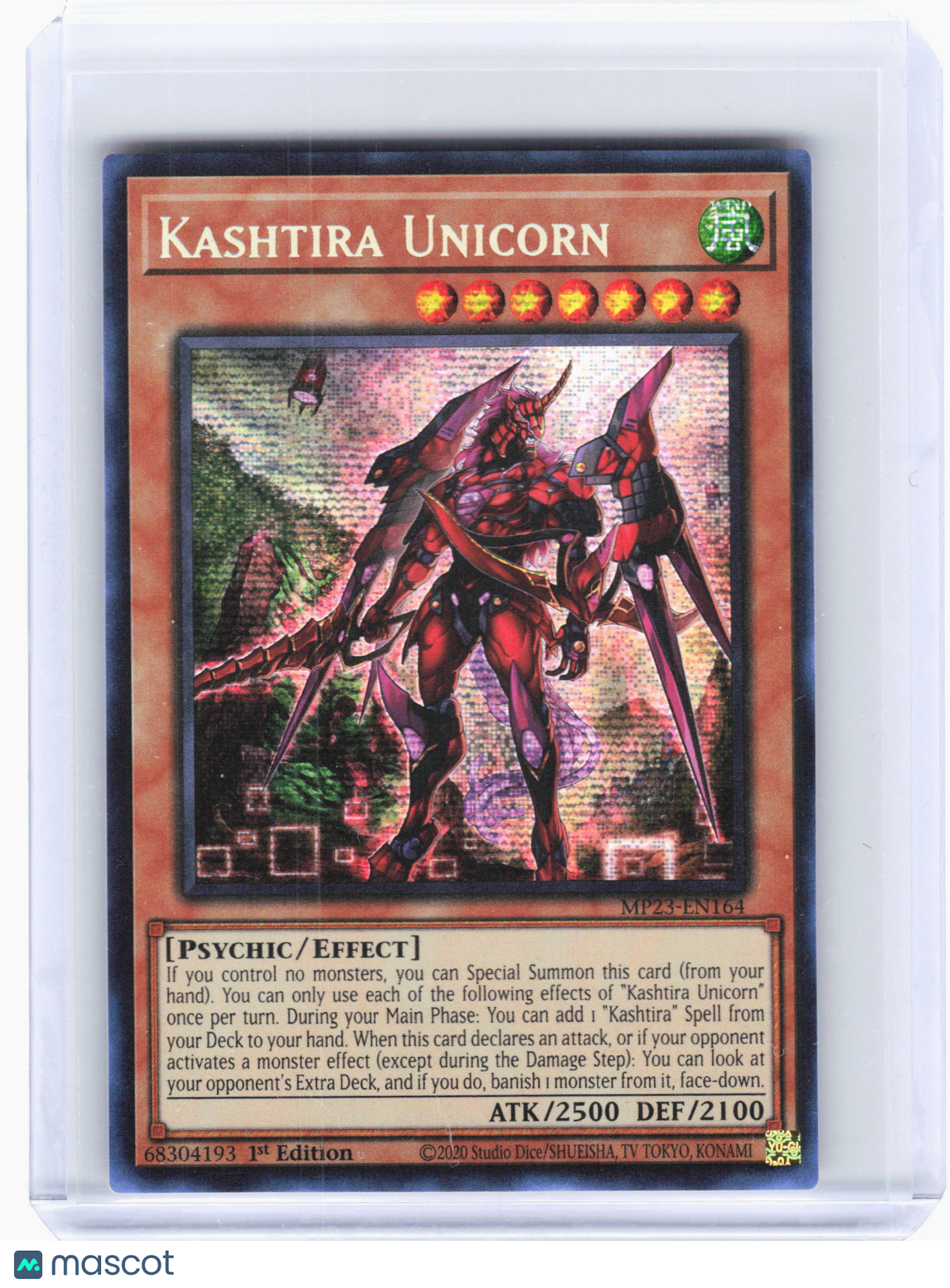 2023 Yu-Gi-Oh! TCG—Kashtira Unicorn MP23-EN164 Dueling Heroes Mega— Prismatic SR