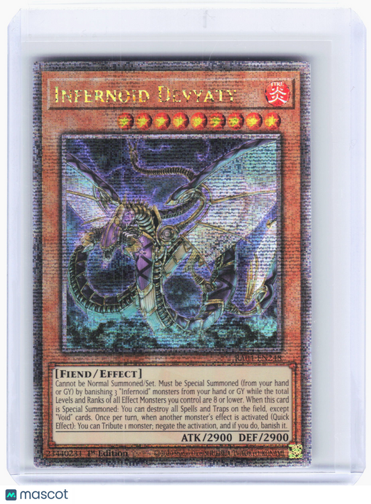 2025 YuGiOh!—Infernoid Devyaty #RA04-EN248—QCSR Holo 1st Edition