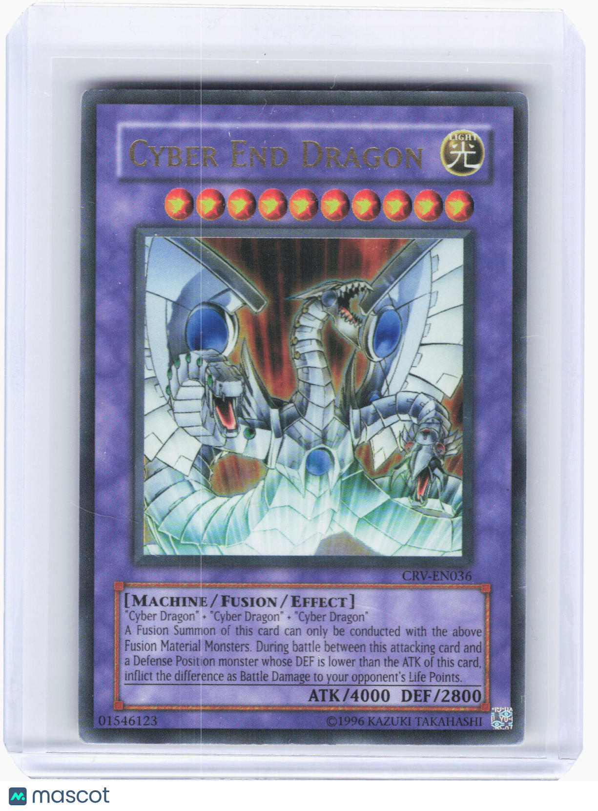 2005 YuGiOh!—Cyber End Dragon #CRV-EN036—Ultra Rare Foil [Moderately Played]