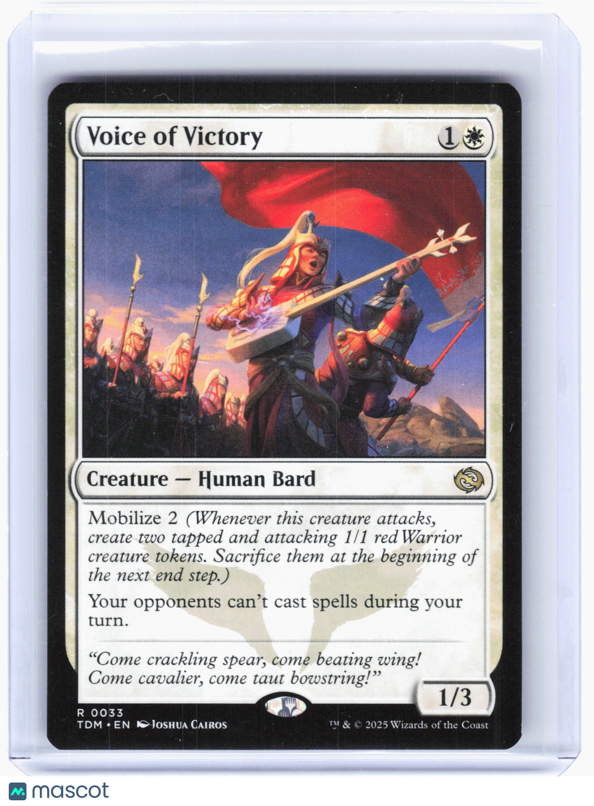 2025 Magic: The Gathering—Voice of Victory #33 Tarkir: Dragonstorm—Rare Non-Foil