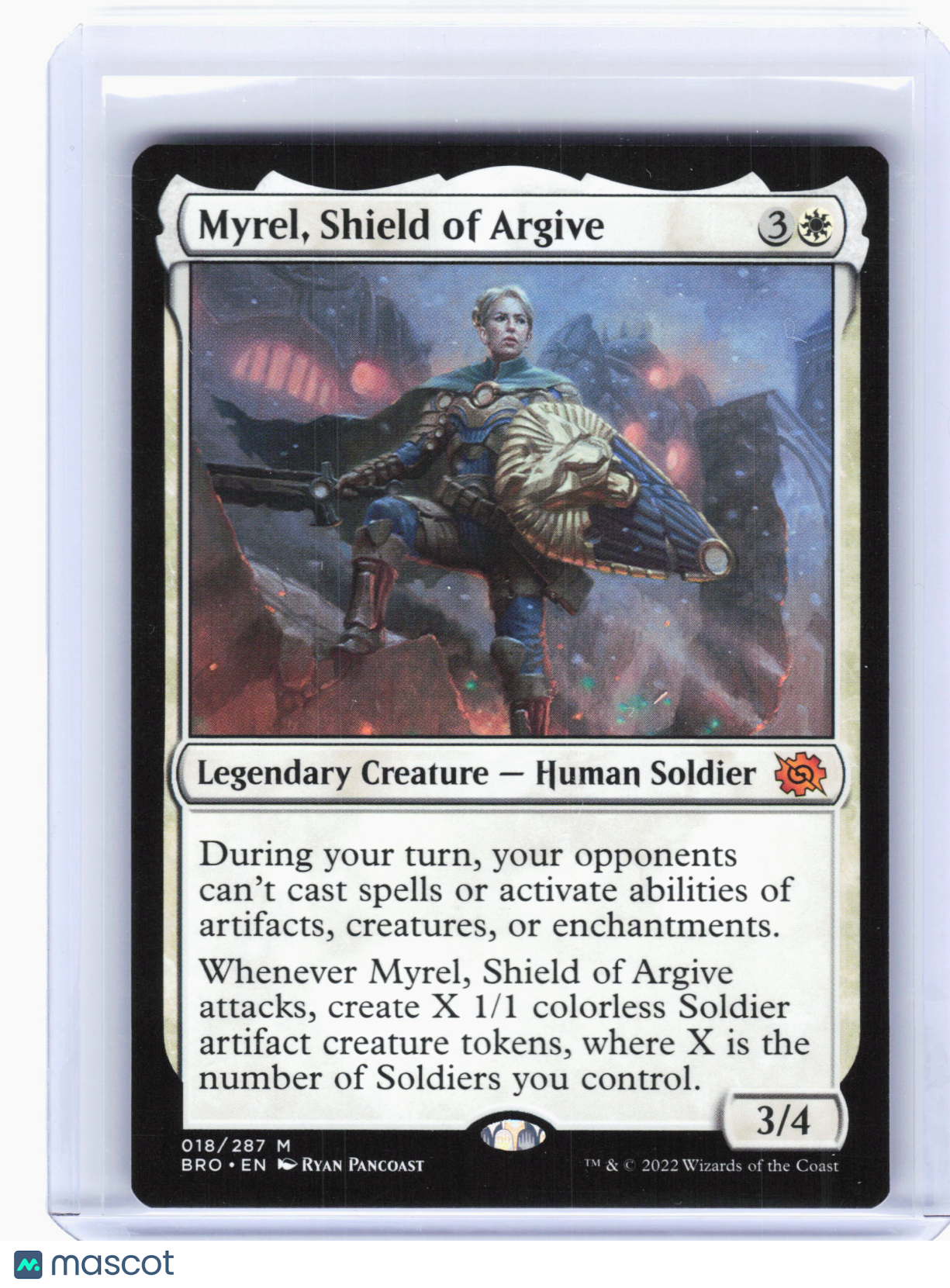 2022 Magic: The Gathering—Myrel, Shield of Argive #018/287 BRO—Mythic Non-Foil