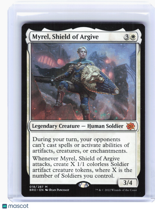 2022 Magic: The Gathering—Myrel, Shield of Argive #018/287 BRO—Mythic Non-Foil