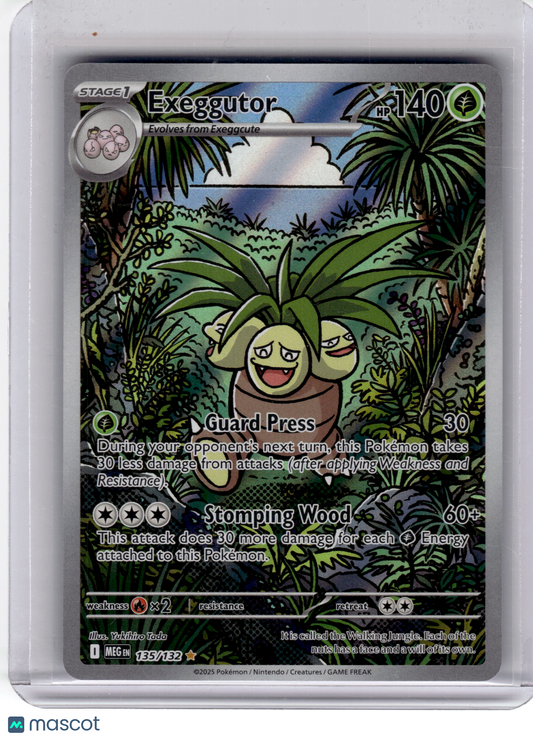 2025 Pokemon—Exeggutor #135 Mega Evolution—Special Illustration Rare Near Mint