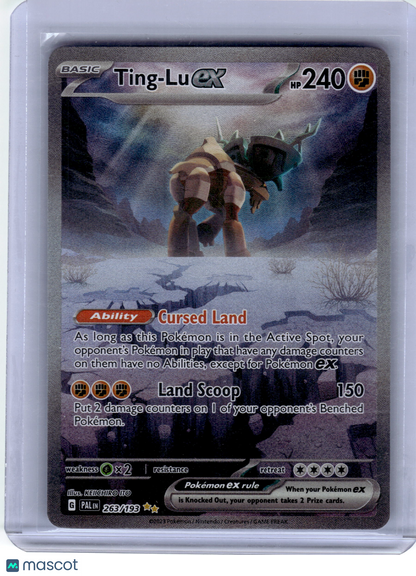 2023 Pokemon—Ting-Lu EX #263 Paldea Evolved—Special Illustration Rare Near Mint