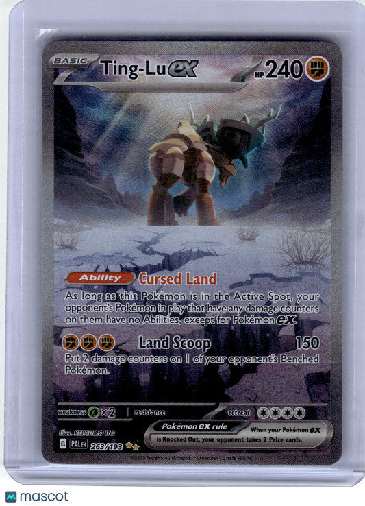 2023 Pokemon—Ting-Lu EX #263 Paldea Evolved—Special Illustration Rare Near Mint