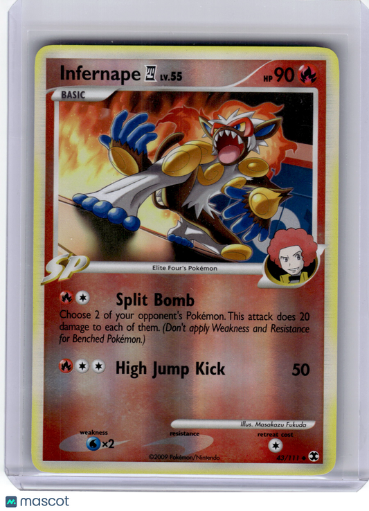 2009 Pokemon—Infernape #43/111 Rising Rivals— Near Mint