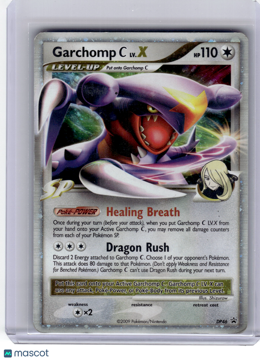 2009 Pokemon—Garchomp C LV.X #DP46 Supreme Victors—Ultra Rare Holo Damage