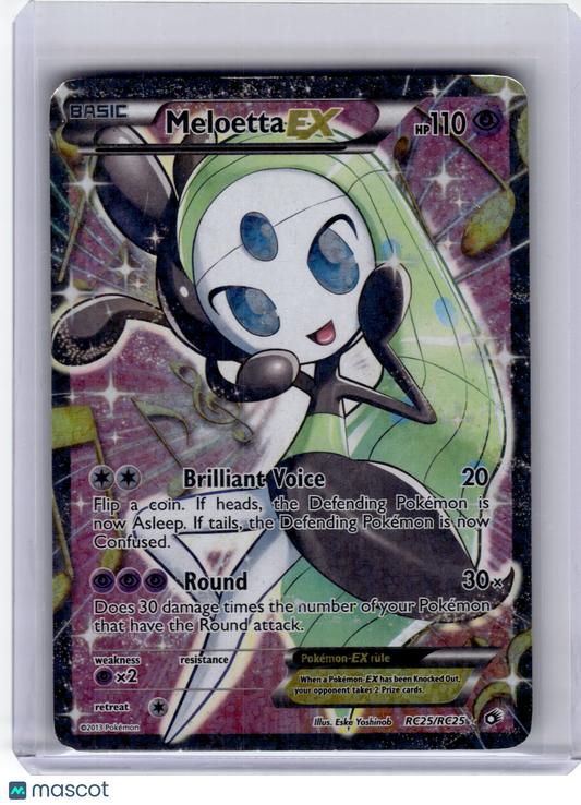 2013 Pokemon—Meloetta EX RC25 Legendary Treasures: Radiant Collection—Ultra Rare