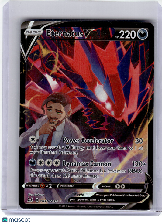 2022 Pokemon—Eternatus V #TG21 Lost Origin Trainer Gallery—Ultra Rare Near Mint