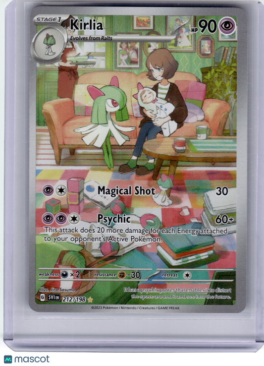 2023 Pokemon—Kirlia #212 Scarlet & Violet—Illustration Rare Near Mint