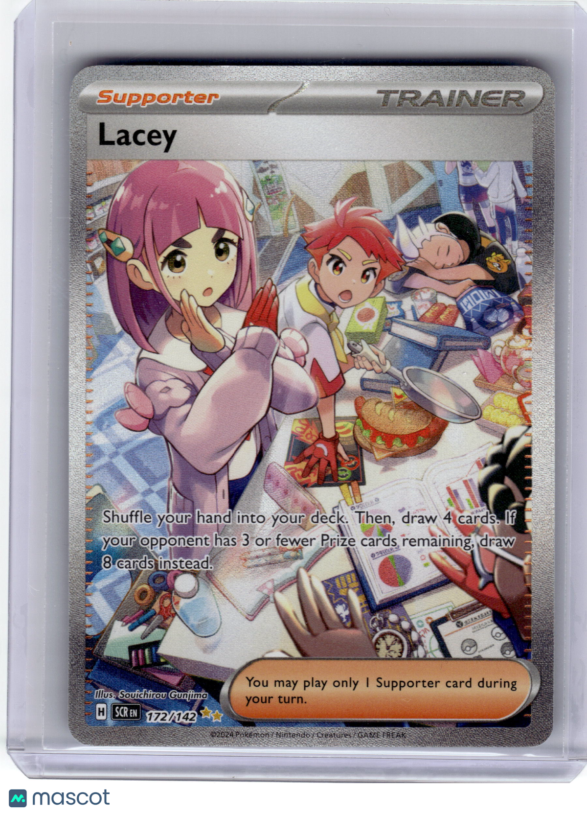 2024 Pokemon—Lacey #172 Stellar Crown—Special Illustration Rare Holo Near Mint