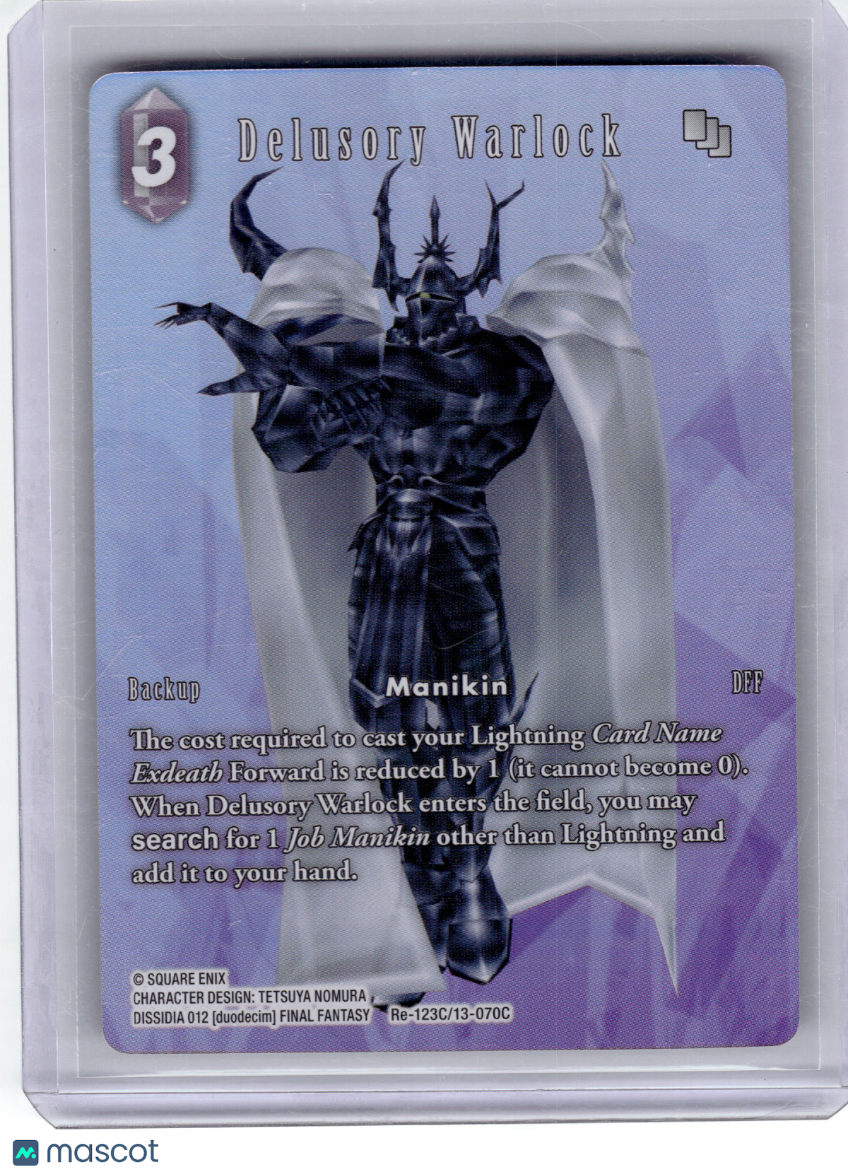 2025 Final Fantasy Trading Card Game—Delusory Warlock #RE-123c/13-070C Legacy Collection—