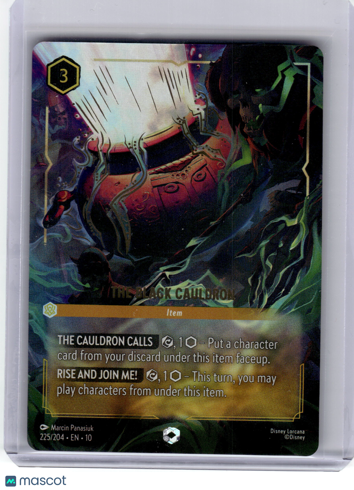 2023 Disney Lorcana—The Black Cauldron #225 Whispers in the Well—Enchanted Holo