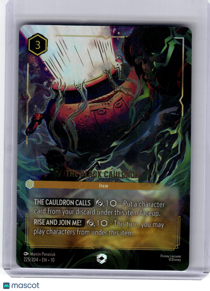 2023 Disney Lorcana—The Black Cauldron #225 Whispers in the Well—Enchanted Holo