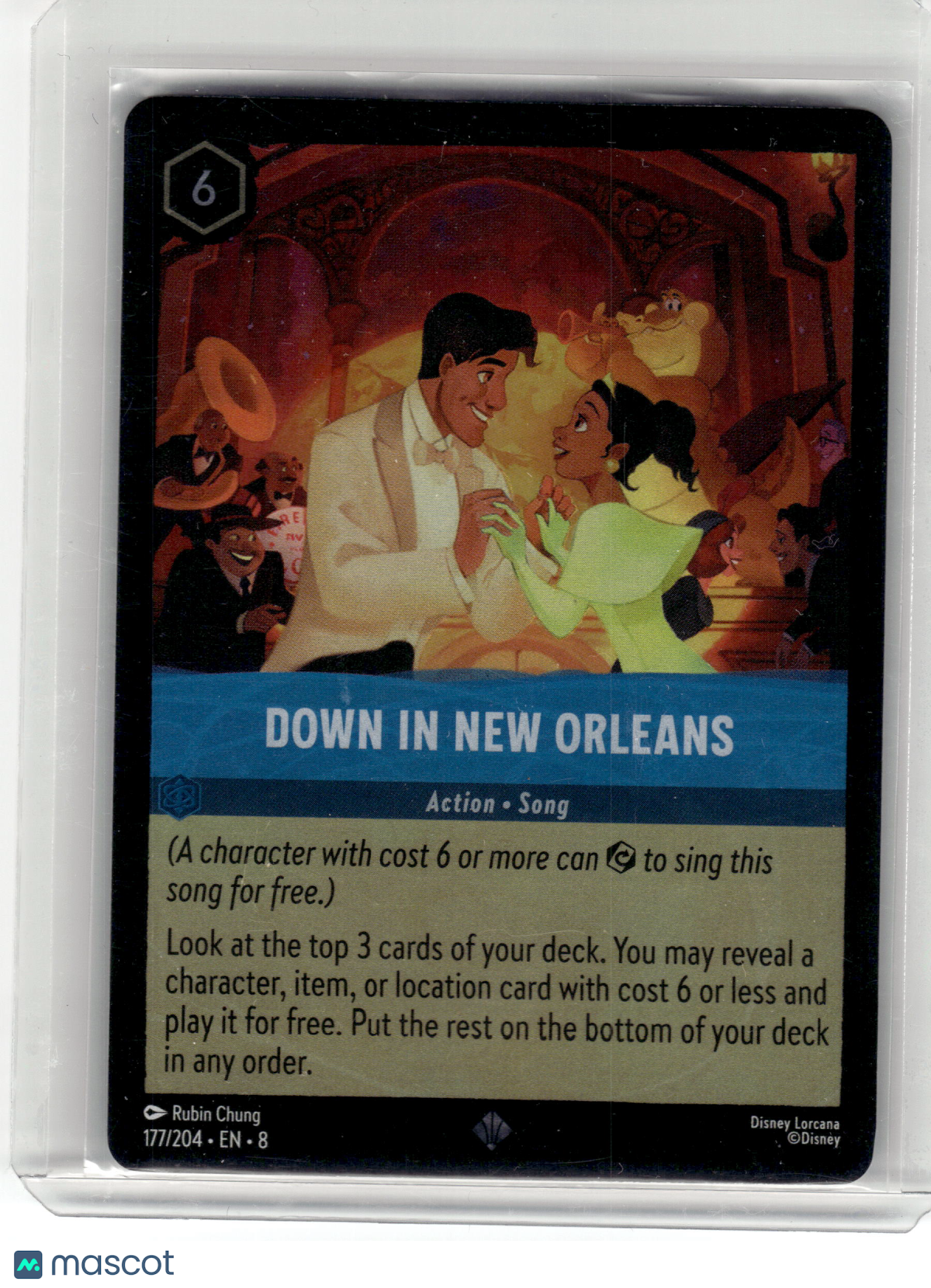 2025 Disney Lorcana—Down in New Orleans #177 Reign of Jafar—Super Rare Foil