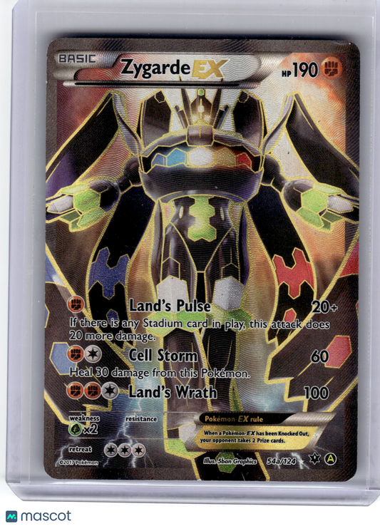 2017 Pokemon—Zygarde EX #54a Alternate Art—Promo Holo Damage