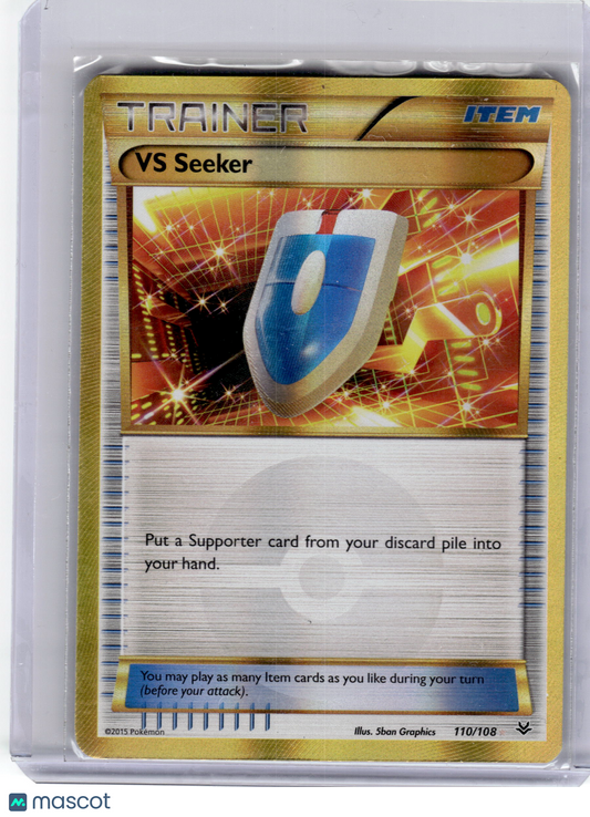 2015 Pokemon—VS Seeker #110 Roaring Skies—Secret Rare Holo Damage