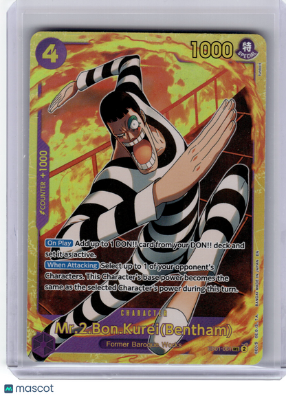 2025 One Piece CCG—Mr. 2 Bon Kurei (Bentham) #EB01-061-The Best- Vol. 2—SR Foil