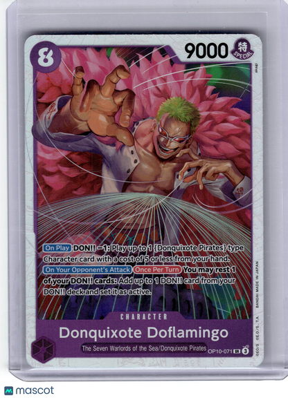 2025 One Piece CCG—Donquixote Doflamingo #OP10-071 Royal Blood—Secret Rare Foil