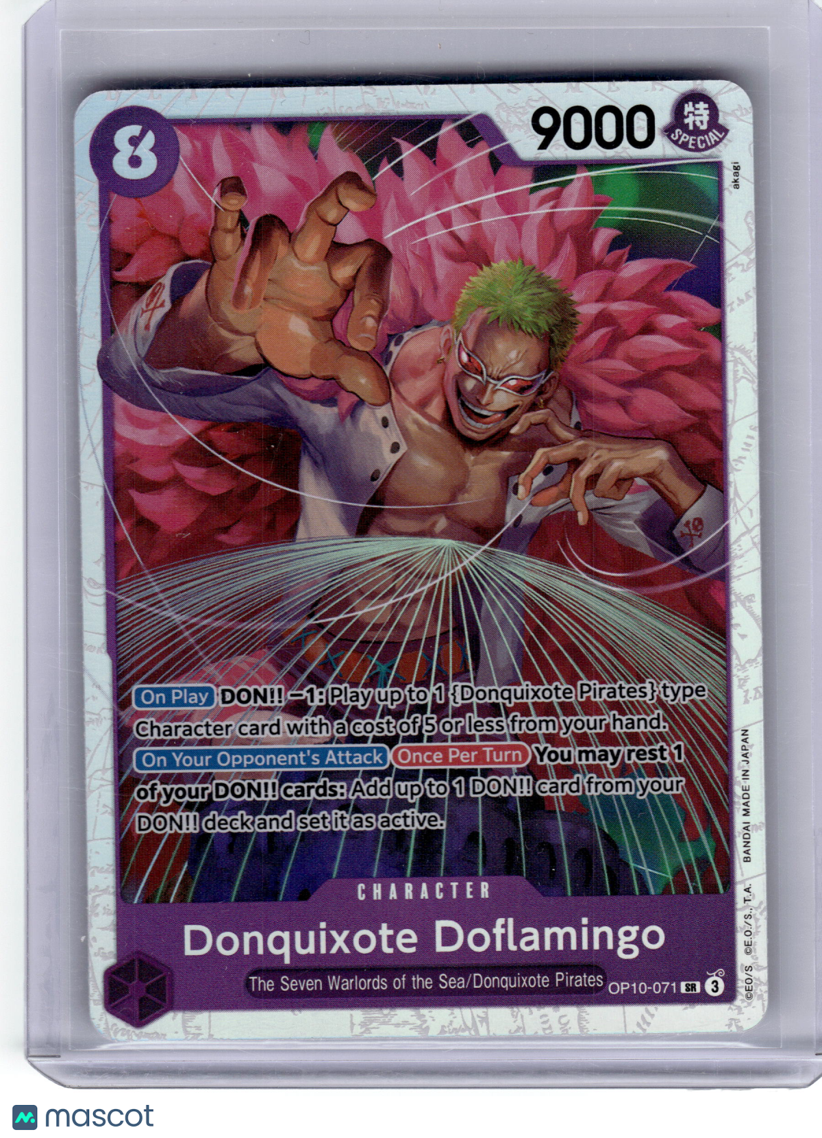 2024 One Piece CCG—Donquixote Doflamingo #OP10-071 Royal Blood—Secret Rare Foil