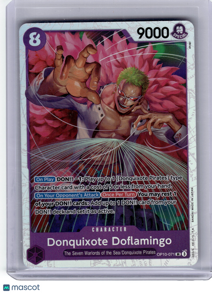 2024 One Piece CCG—Donquixote Doflamingo #OP10-071 Royal Blood—Secret Rare Foil