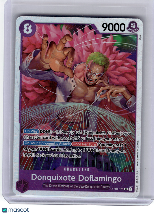 2024 One Piece CCG—Donquixote Doflamingo #OP10-071 Royal Blood—Secret Rare Foil