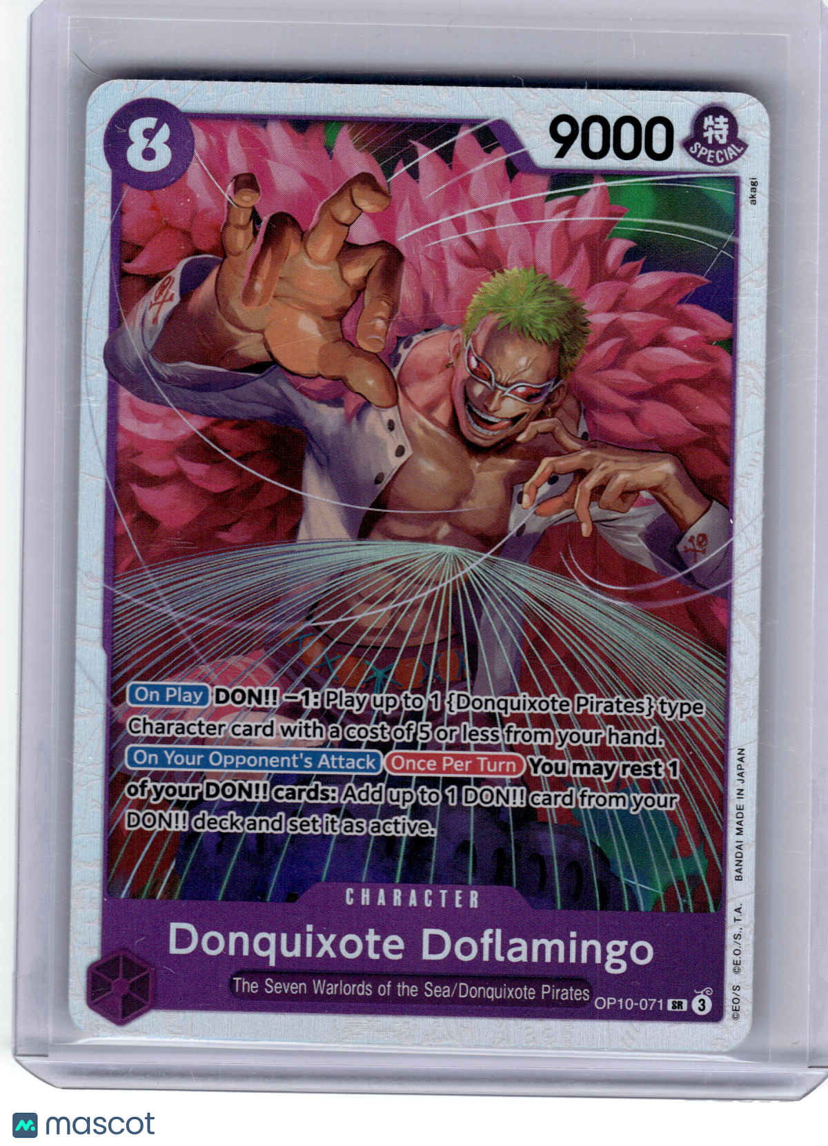 2024 One Piece CCG—Donquixote Doflamingo #OP10-071 Royal Blood—Secret Rare Foil