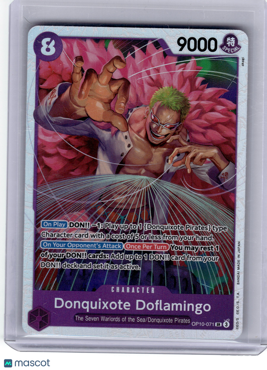 2024 One Piece CCG—Donquixote Doflamingo #OP10-071 Royal Blood—Secret Rare Foil