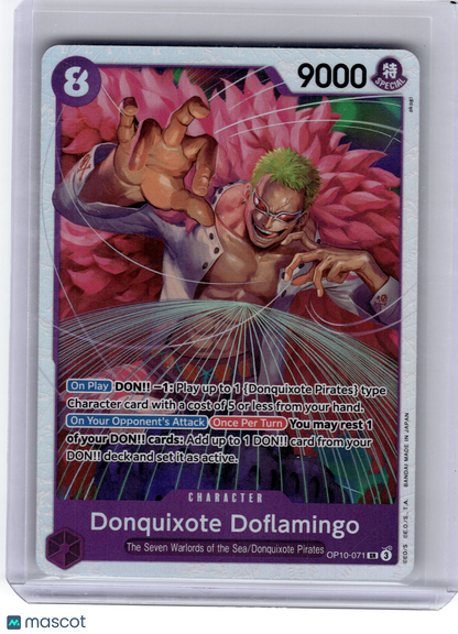 2024 One Piece CCG—Donquixote Doflamingo #OP10-071 Royal Blood—Secret Rare
