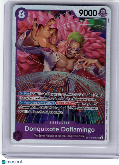 2024 One Piece CCG—Donquixote Doflamingo #OP10-071 Royal Blood—Secret Rare