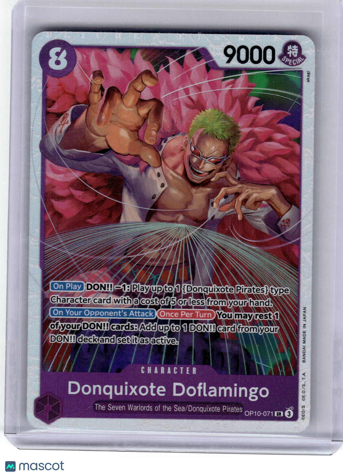 2024 One Piece CCG—Donquixote Doflamingo #OP10-071 Royal Blood—Secret Rare Foil