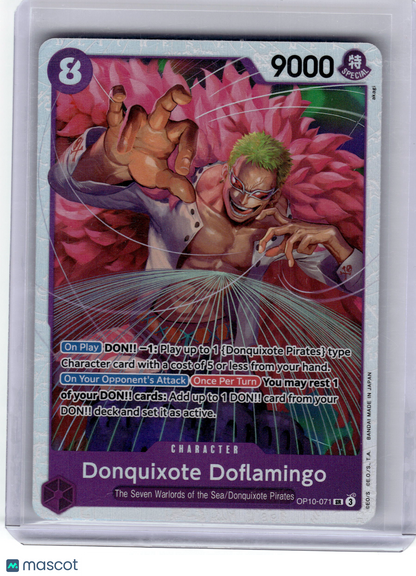 2024 One Piece CCG—Donquixote Doflamingo #OP10-071 Royal Blood—Secret Rare Foil