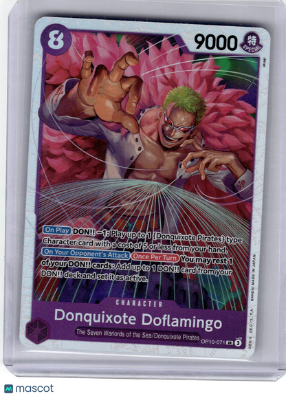 2024 One Piece CCG—Donquixote Doflamingo #OP10-071 Royal Blood—Secret Rare Foil