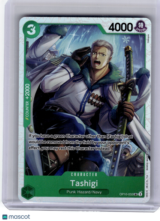 2025 One Piece CCG—Tashigi #OP10-032 Royal Blood—Secret Rare Foil
