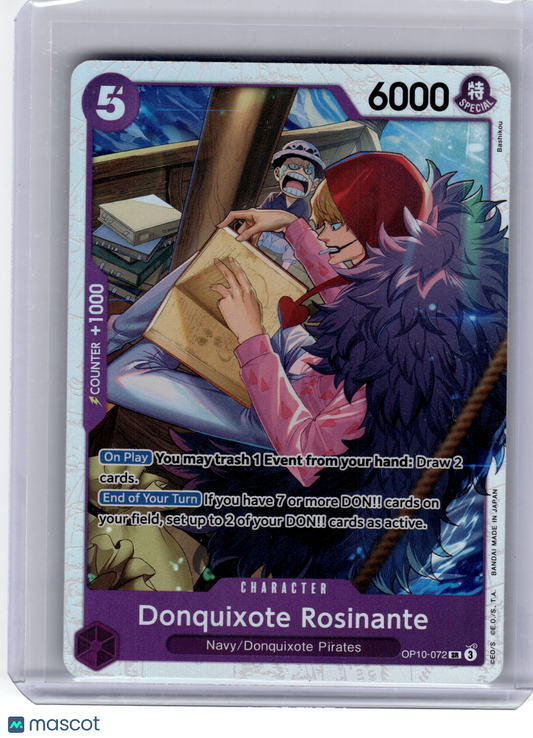 2024 One Piece CCG—Donquixote Rosinante #OP10-072 Royal Blood—Secret Rare Foil