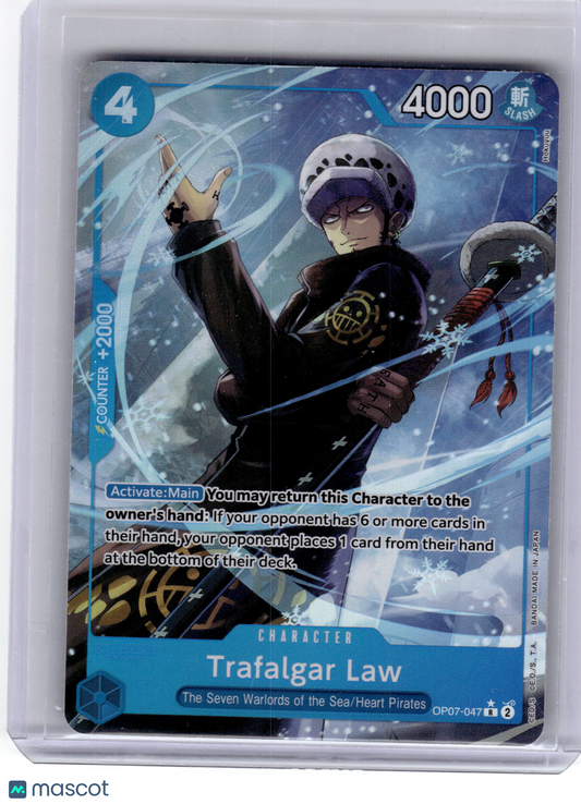 2024 One Piece Card Game—Trafalgar Law #OP07-047 500 Years in the Future—Foil
